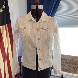 Women's white Denim Jacket